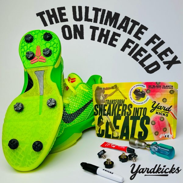 YARDKICKS V4 Molded Baseball Cleat Traction Kit with 20 studs and installation tools