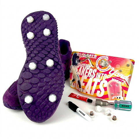 YARDKICKS® Baseball Traction Kit - turn sneakers into custom cleats
